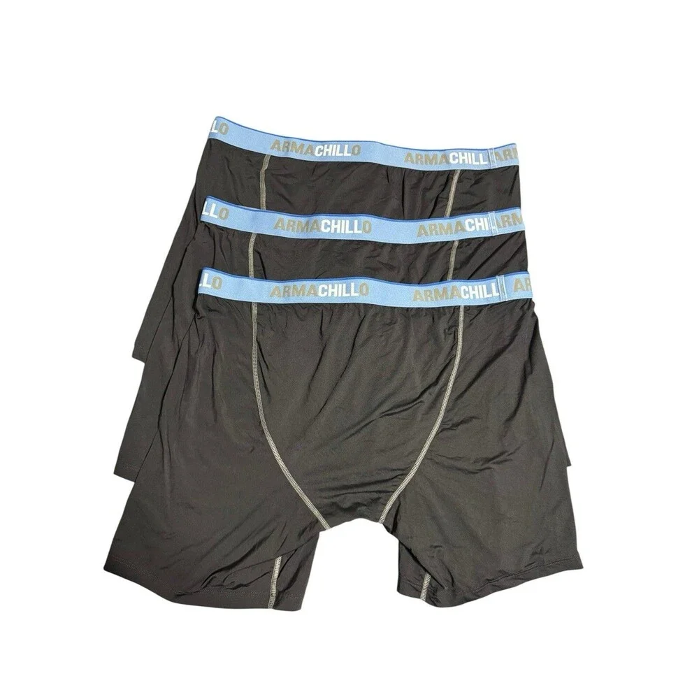 Duluth Trading Co. Armachillo Bullpen Boxer Briefs 3-Pack 2XL Black/Blue